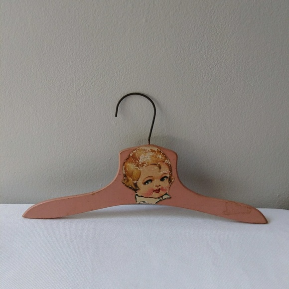 vintage baby clothes hangers